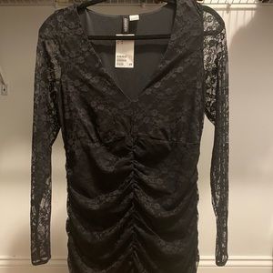 H&M Women Dress Black Size M New With Tags